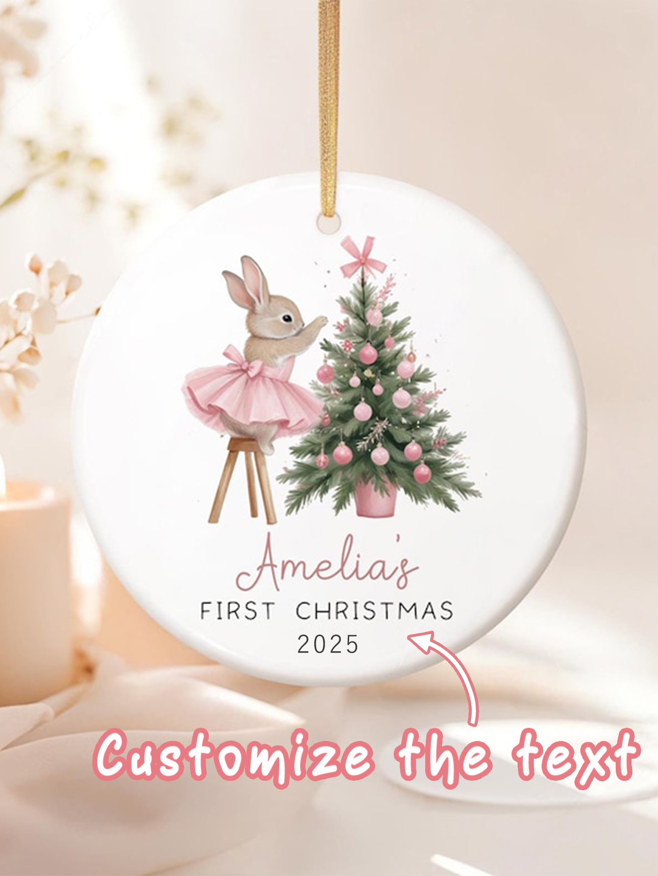 Personalized Baby’s First Christmas Ornament